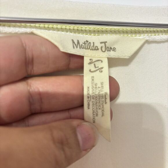 Matilda Jane Ventriloquist Women's Top Make Believe Size Large - Picture 8 of 10